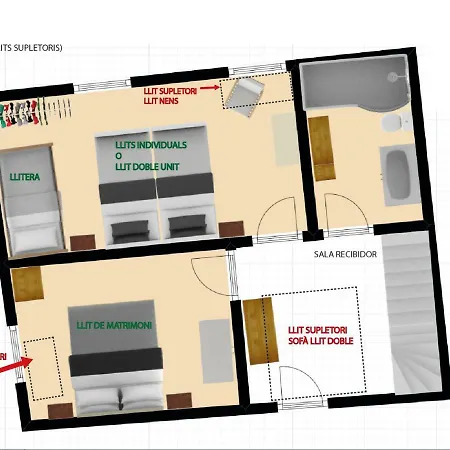 Rovira De Fogars Tatil Evi